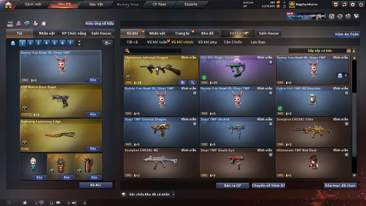 shop acc cf uy tin gia re